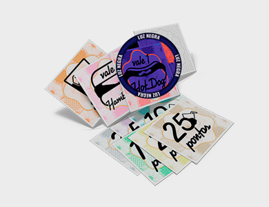 Ficha de Segurança Papel Filigranado 120g 4,2x3,7 cm - 1x0 - 10000 unid