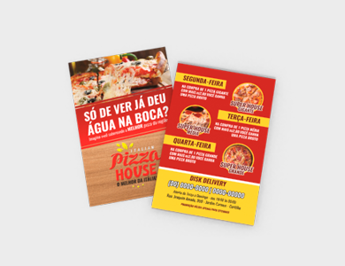 Cartaz/Pôster/Folder/Papel Bandeja/Tapete para Carro Couchê 120g Verniz Total Frente e Verso 44x62cm - 4x1 - 5000 unid