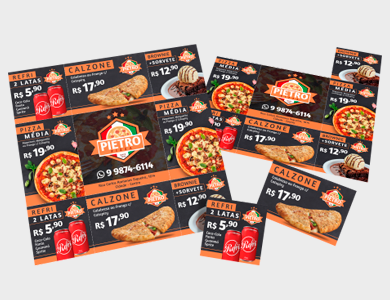 Folha Cupom de Desconto Couchê Fosco 170g Sem Verniz 9 Espaços 21x21 cm - 4x4 - 500 unid