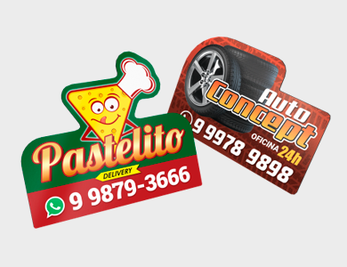 Ímã de Geladeira com Faca Personalizada Supremo 5x8cm - 4x0 - 1000 unid