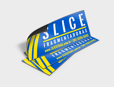 Ímã Porta de Carro 30x15cm - 4x0 - 5 unid