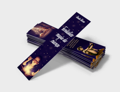 Marcador de Página em PVC 0,3mm Transparente + Branco 17,6x5,4cm - 4x0 - 5000 unid