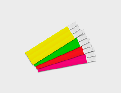 Pulseira de Identificação Tyvek Sem Impressão - Sem Impressão - 1000 unid