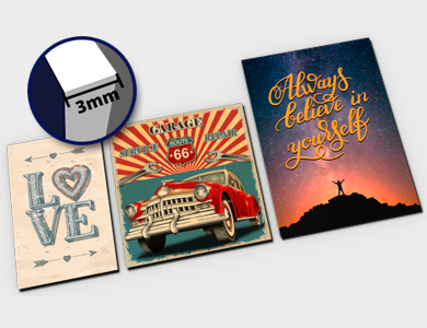 Quadro Decorativo em MDF 3mm Adesivado com Laminação Fosca 20x30cm - 4x0 - 1 unid