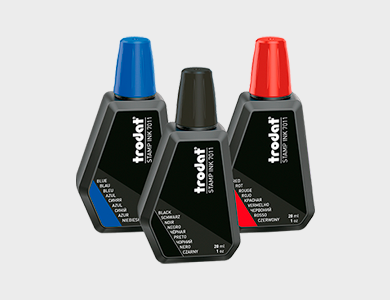 Tinta para Carimbo Premium 28ml - Sem Impressão - 50 unid